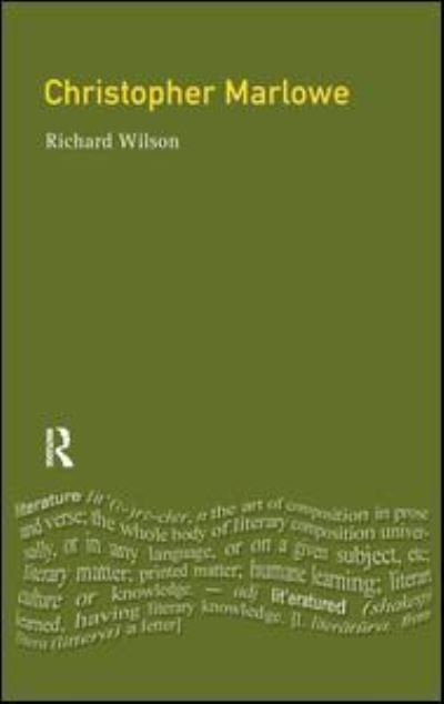 Cover for Richard Wilson · Christopher Marlowe - Longman Critical Readers (Inbunden Bok) (2017)