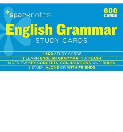 Cover for Sparknotes Editors · English Grammar - Sparknotes Study Cards (Flashcards) (2014)