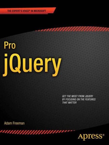 Cover for Adam Freeman · Pro jQuery (Pocketbok) [1st edition] (2012)