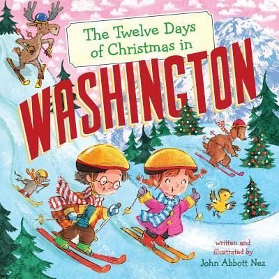 Cover for John Abbott Nez · The Twelve Days of Christmas in Washington (Board book) (2017)
