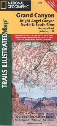 Grand Canyon, Bright Angel Canyon / north & South Rims: Trails Illustrated National Parks - National Geographic Maps - Boeken - National Geographic Maps - 9781566954952 - 2023