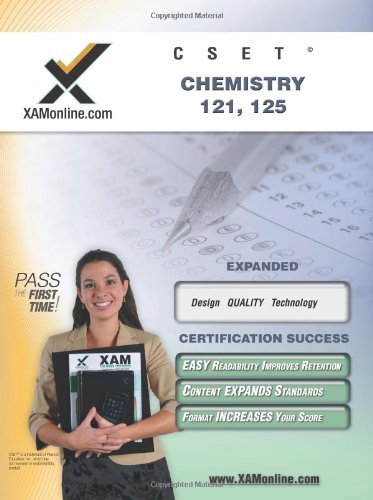 Cover for Sharon Wynne · Cset Chemistry 121, 125 Teacher Certification Test Prep Study Guide (Xam Cset) (Paperback Bog) [2nd edition] (2006)