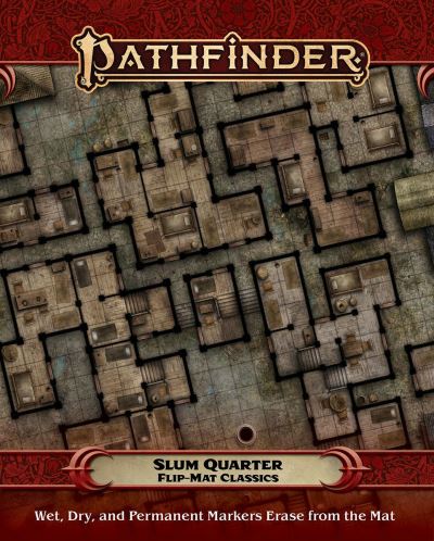 Pathfinder Flip-Mat Classics: Slum Quarter - Jason Engle - Board game - Paizo Publishing, LLC - 9781640782952 - January 12, 2021