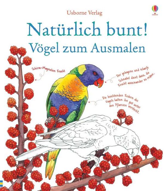 Cover for Megan Cullis · NatÃ¼rlich Bunt! VÃ¶gel Zum Ausmalen (Buch)
