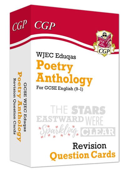 Cover for CGP Books · GCSE English: WJEC Eduqas Poetry Anthology - Revision Question Cards - CGP GCSE English Literature Cards (Hardcover bog) (2020)