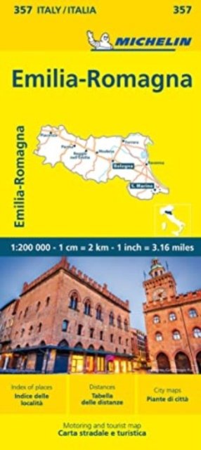 Emilia Romagna - Michelin Local Map 357 - Michelin - Bøker - Michelin Editions des Voyages - 9782067258952 - 17. august 2023