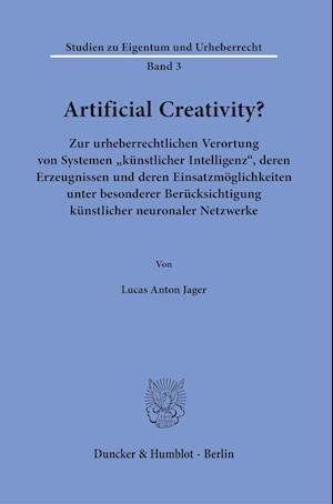 Cover for Lucas Anton Jager · Artificial Creativity? (Book) (2023)