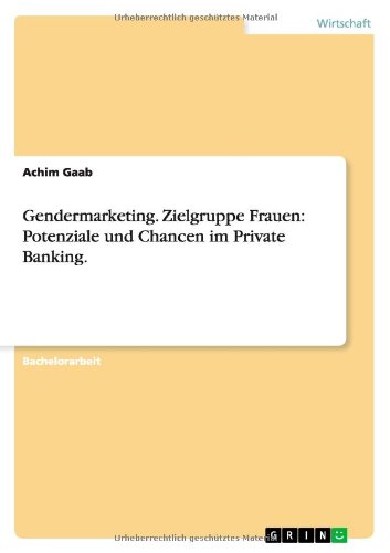 Cover for Achim Gaab · Gendermarketing. Zielgruppe Frauen: Pot (Book) [German edition] (2009)