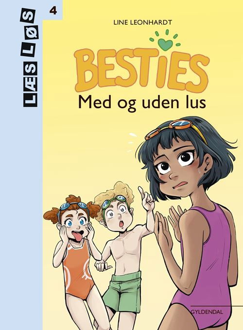 Cover for Line Leonhardt · Læs løs 4: Besties. Med og uden lus (Bound Book) [1.º edición] (2024)