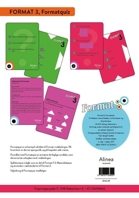 Format: Format 3, Formatquiz - Janus Madsen; Nina Winther Arnt; Lone Anesen - Books - Alinea - 9788723523952 - August 1, 2017