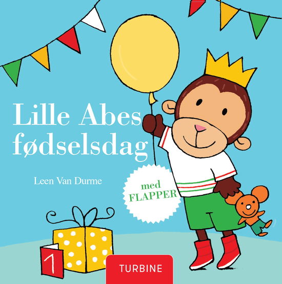 Cover for Leen Van Durme · Lille Abes fødselsdag (Cardboard Book) [1th edição] (2018)