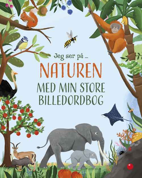 Cover for Jeg ser på: Naturen med min store billedordbog (Cardboard Book) [1st edition] (2024)