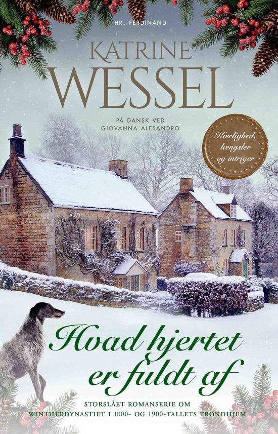 Cover for Katrine Wessel · Familien Winther: Hvad hjertet er fuldt af (Hardcover Book) [1º edição] (2024)