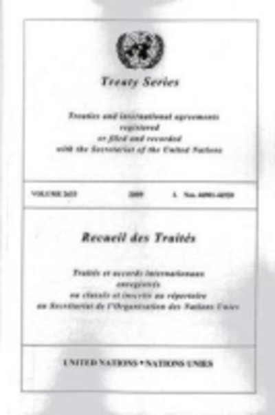 Cover for United Nations · Treaty Series 2633 (Paperback Book) (2013)