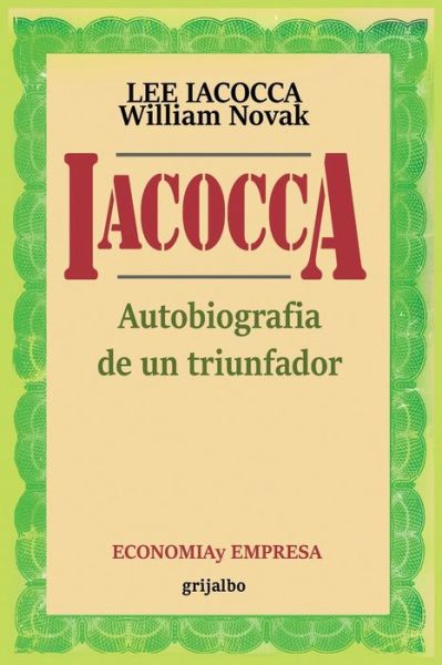 Cover for Lee Iacocca · Iacocca (Paperback Book) (1985)