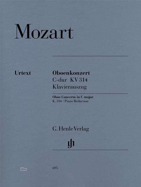 Cover for Mozart · Oboenkonzert.C-Dur.KV314.HN695 (Book) (2018)