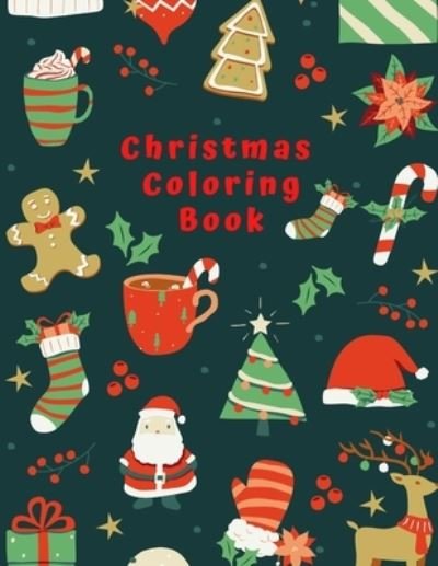 Cover for Ah Publishing · Christmas Coloring Book: Cool Stylish Looking Christmas Coloring book for kids with 102 pages! (Paperback Book) (2021)