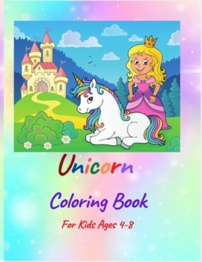 Cover for Ivy Amante · Unicorn Coloring Book (Paperback Bog) (2021)