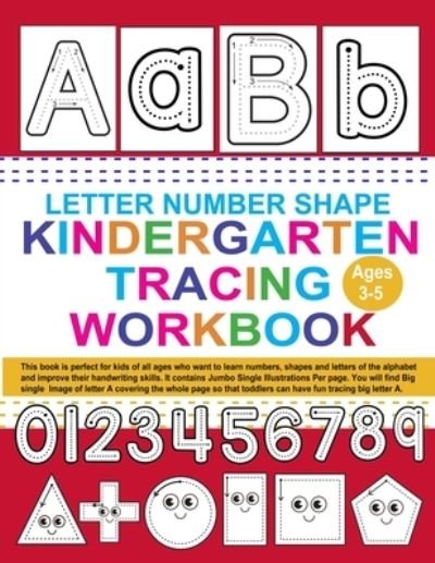 Cover for Agape Life · Number Letter Shape Kindergarten Tracing Workbook (Paperback Book) (2020)