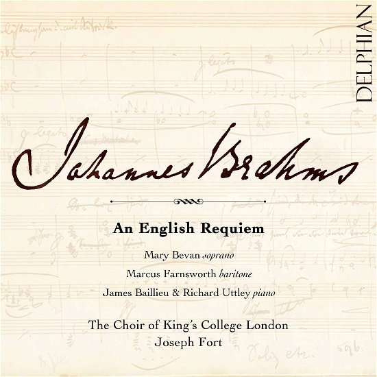 Cover for Johannes Brahms · An English Requiem (CD) [London edition] (2017)