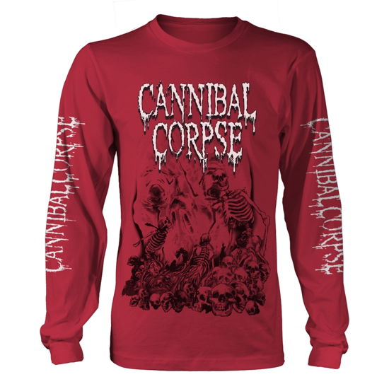 Cover for Cannibal Corpse · Pile of Skulls 2018 (Red) (Shirt) [size S] [Red (Fotl) edition] (2019)
