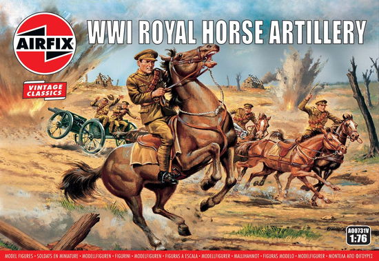 A00731v - House Artillerie Figuren - Wwi Royal Horse Artillery - 1zu 76 - Airfix - Andet - Airfix-Humbrol - 5055286651953 - 