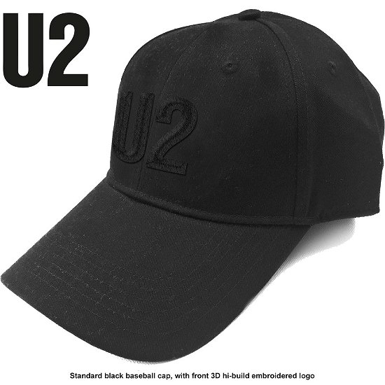 Cover for U2 · U2 Unisex Baseball Cap: Logo (CLOTHES) [Black - Unisex edition]