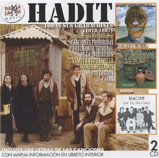 Cover for Hadit · Todas Sus Granaciones 1978-1987 (CD) (2017)