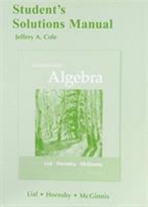 Cover for Margaret Lial · Student Solutions Manual for Intermediate Algebra (Taschenbuch) (2017)