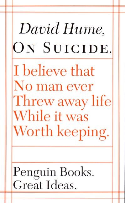 On Suicide - Penguin Great Ideas - David Hume - Libros - Penguin Books Ltd - 9780141023953 - 25 de agosto de 2005