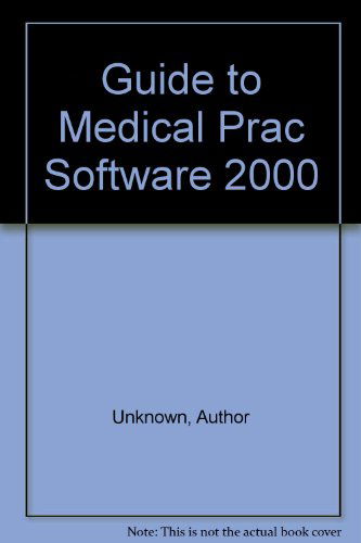 Cover for Author Unknown · Guide to Medical Prac Software 2000 (Paperback Book) (1999)