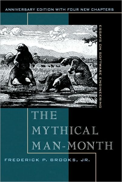 Cover for Brooks, Frederick, Jr. · Mythical Man-Month, The: Essays on Software Engineering, Anniversary Edition (Paperback Bog) (1995)