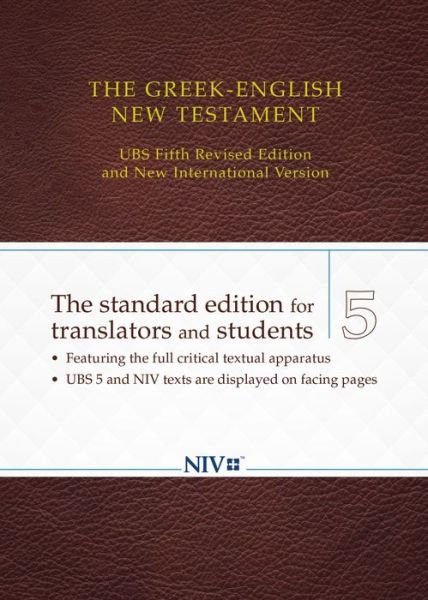 Cover for Zondervan · The Greek-English New Testament: UBS 5th Revised Edition and NIV (Paperback Book) [5 Rev edition] (2016)
