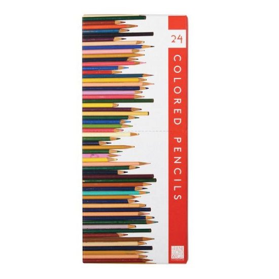 Frank Lloyd Wright Colored Pencils with Sharpener - Frank Lloyd Wright - Merchandise - Galison - 9780735350953 - 16. januar 2017
