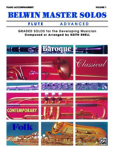 Belwin Master Solos (Flute) - Alfred Publishing - Books - Alfred Music - 9780757916953 - October 1, 1987