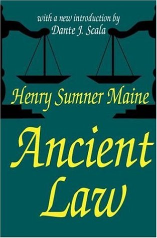 Cover for Sir Henry Sumner Maine · Ancient Law (Paperback Book) [New edition] (2001)
