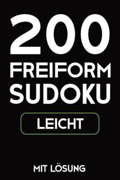Cover for Tewebook Sudoku · 200 Freiform Sudoku Leicht Mit Loesung (Paperback Book) (2019)