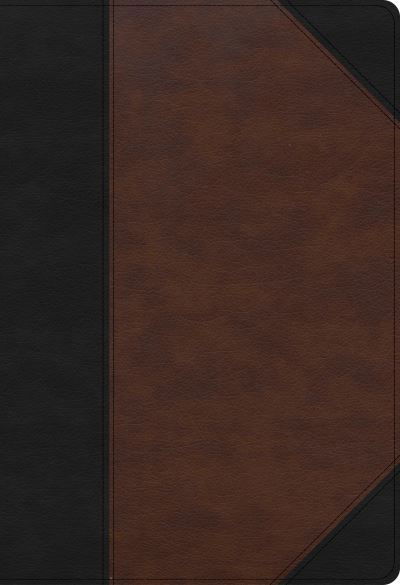 Cover for Csb Bibles By Holman · CSB Super Giant Print Reference Bible, Black / Brown (Leather Book) (2021)