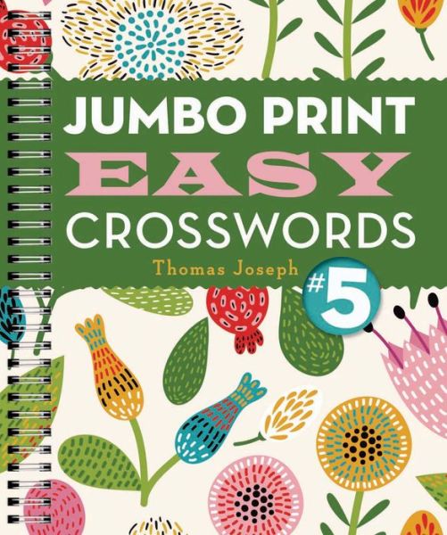 Cover for Thomas Joseph · Jumbo Print Easy Crosswords #5 (Paperback Book) (2016)