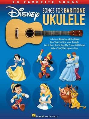 Cover for Hal Leonard Publishing Corporation · Disney Songs For Baritone Ukulele - 20 Favorite Songs (Pocketbok) (2018)