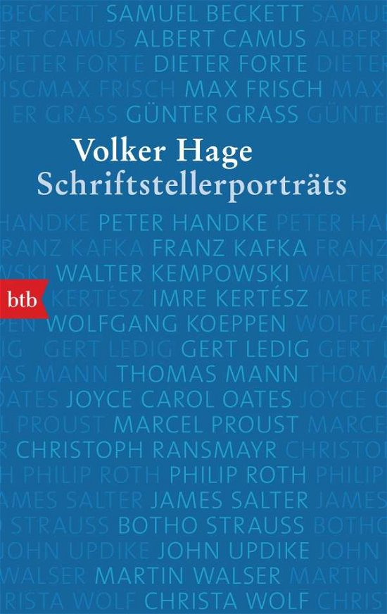 Cover for Volker Hage · Schriftstellerporträts (Paperback Book) (2022)