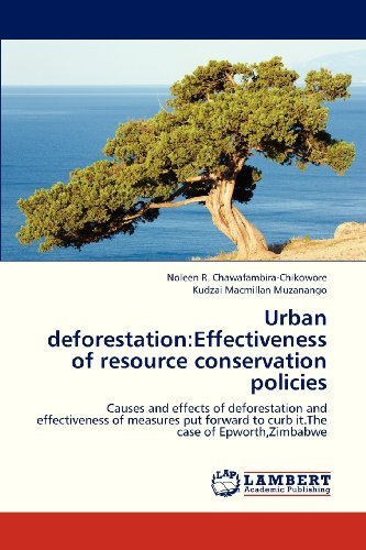 Cover for Kudzai Macmillan Muzanango · Urban Deforestation:effectiveness of Resource Conservation Policies: Causes and Effects of Deforestation and Effectiveness of Measures Put Forward to Curb It.the Case of Epworth,zimbabwe (Paperback Book) (2013)