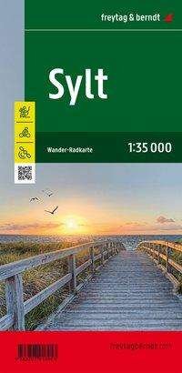 Cover for Sylt, hiking and cycling map 1:35,000 (Map) (2022)