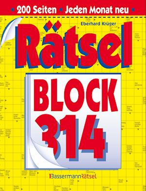 Cover for Eberhard Krüger · Rätselblock 314 (5 Exemplare à 2,99 ) (Book) (2024)