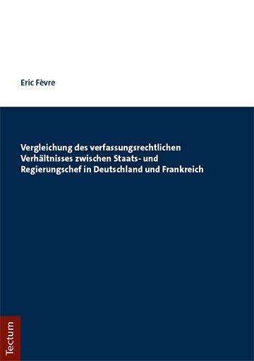 Cover for Févre · Vergleichung des verfassungsrecht (Book) (2019)