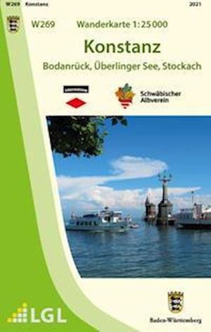 Cover for LVA Baden-Württemberg · Konstanz 1:25 000 Wanderkarte (Kort) (2021)