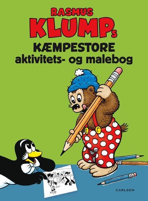 Cover for Ingen forfatter · Rasmus Klumps kæmpestore aktivitets- og malebog (Sewn Spine Book) [2nd edition] (2017)