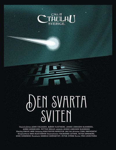 Cover for Petter Nallo, Jonas Larsson Olanders, Mark Morrison, John Coleman · Call of Cthulhu Sverige. Den svarta sviten (Hardcover Book) (2021)