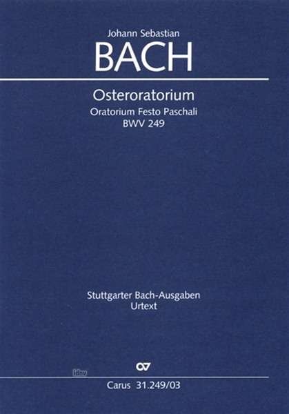Cover for JS Bach · Osterorator.249,KA.CV31.249/03 (Bog)