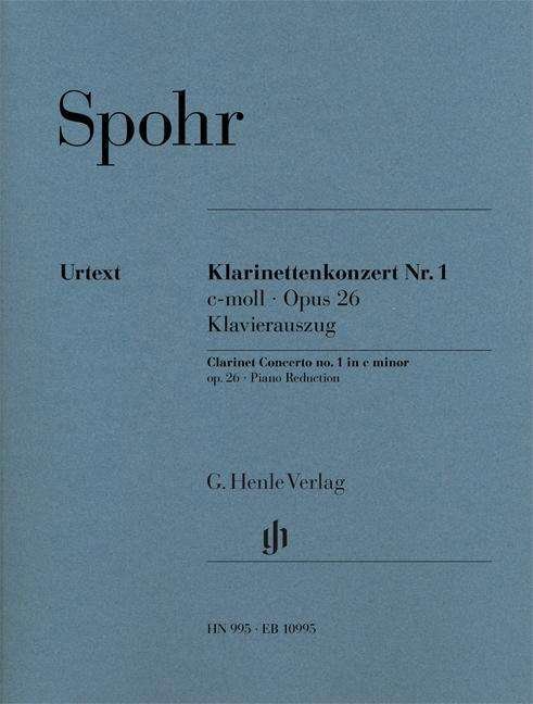 Cover for Spohr · Klarinettenkonzert Nr. 1 c-moll o (Buch) (2018)